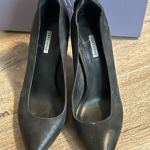 Vera Wang Classic Black Heels